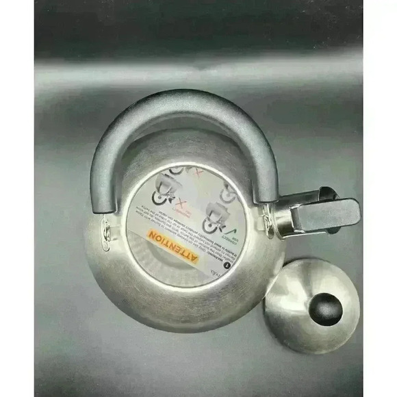 Stewart Primula Whistling Tea/Coffee Kettle 1.5qt Folding Handle - Picture 6 of 6